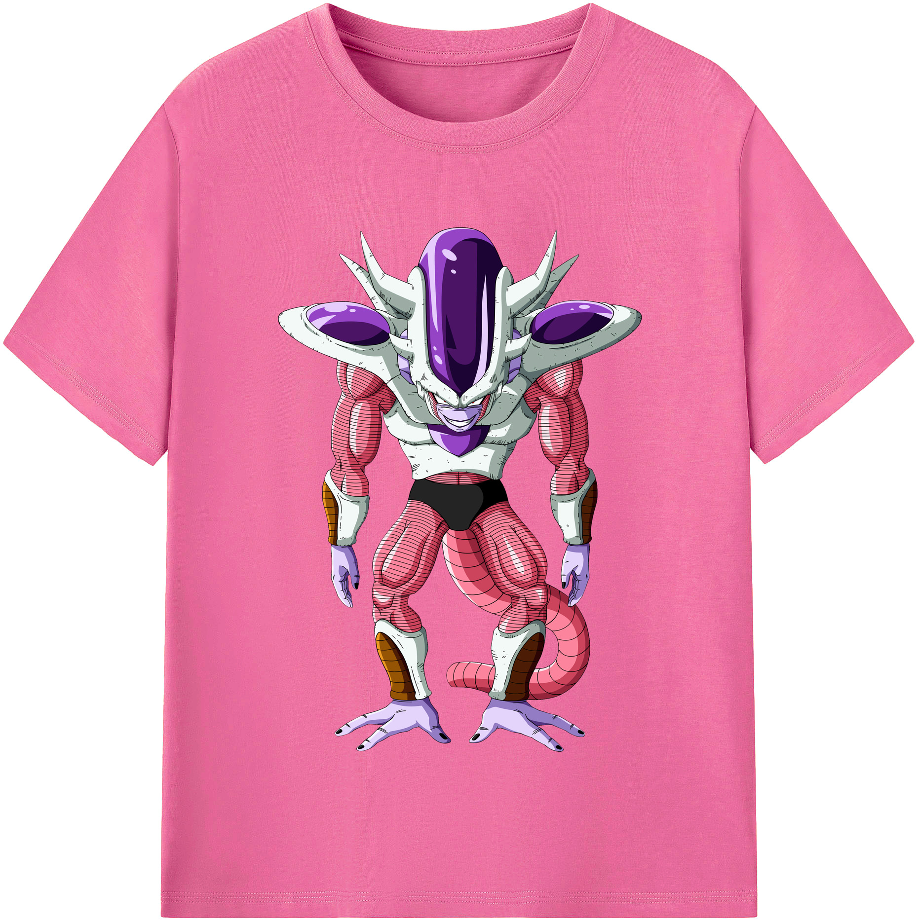 （画像用） ドラゴンボール フリーザ DRAGON BALL Frieza レディースカジュアルプリントTシャツ（綿100％）